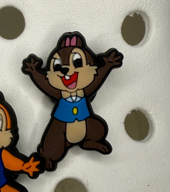 Chip n Dalé chipmunk shoe charm collection