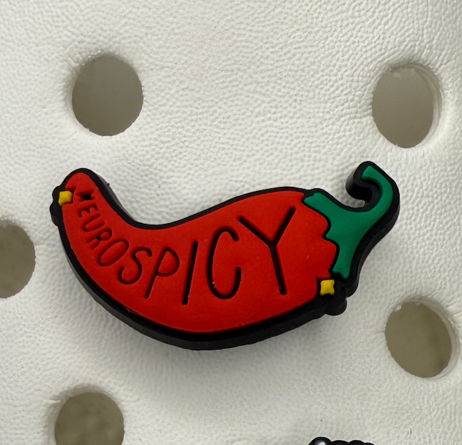 Neurospicy - neurodivergent shoe charms