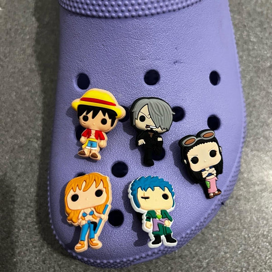 One piec3 anime shoe charm collection