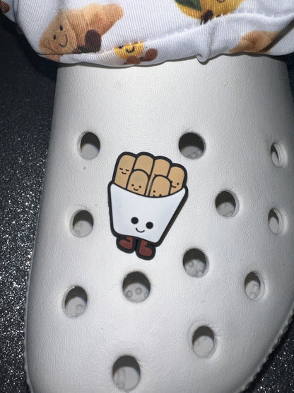 DISCOUNTED Food, animal, drink shoe charms / strap cover collection - 100+ STYLES . Custom made with love