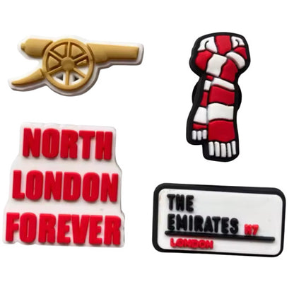 X4 football team shoe charm BUNDLES