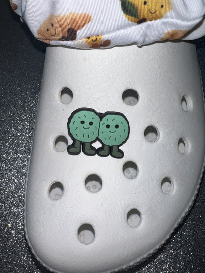 DISCOUNTED Food, animal, drink shoe charms / strap cover collection - 100+ STYLES . Custom made with love