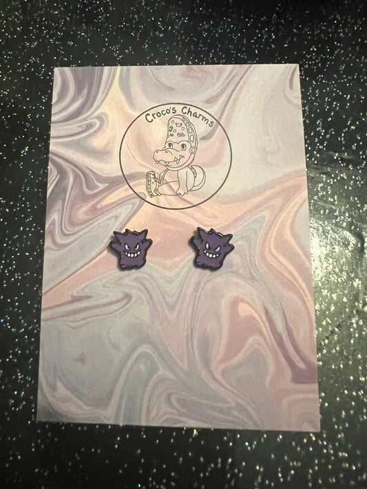 Gengar - pair of earrings