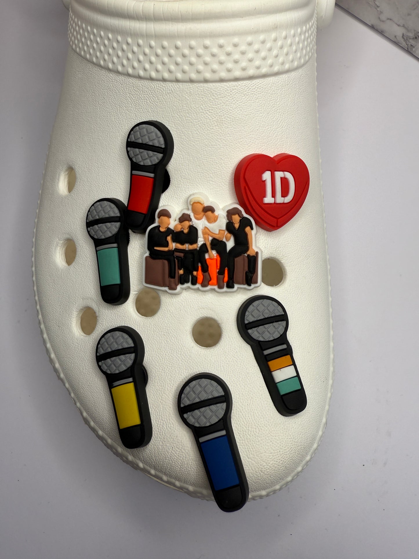 1D one direction shoe charm collection