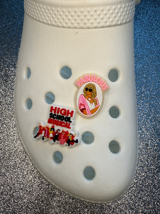 High school musicaļ HSM shoe charm collection  - custom drawn