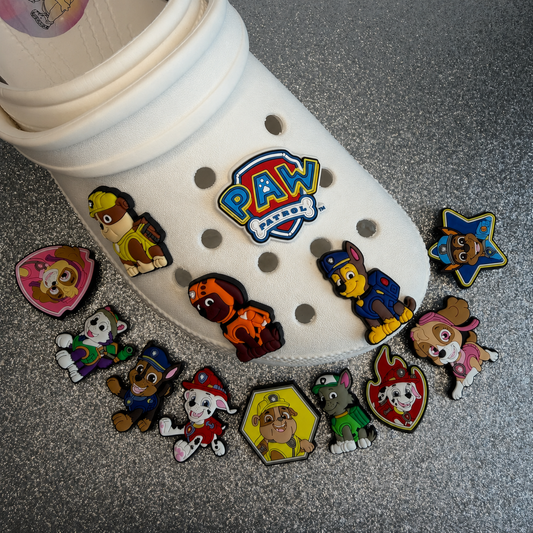 Paw patroł shoe charm collection