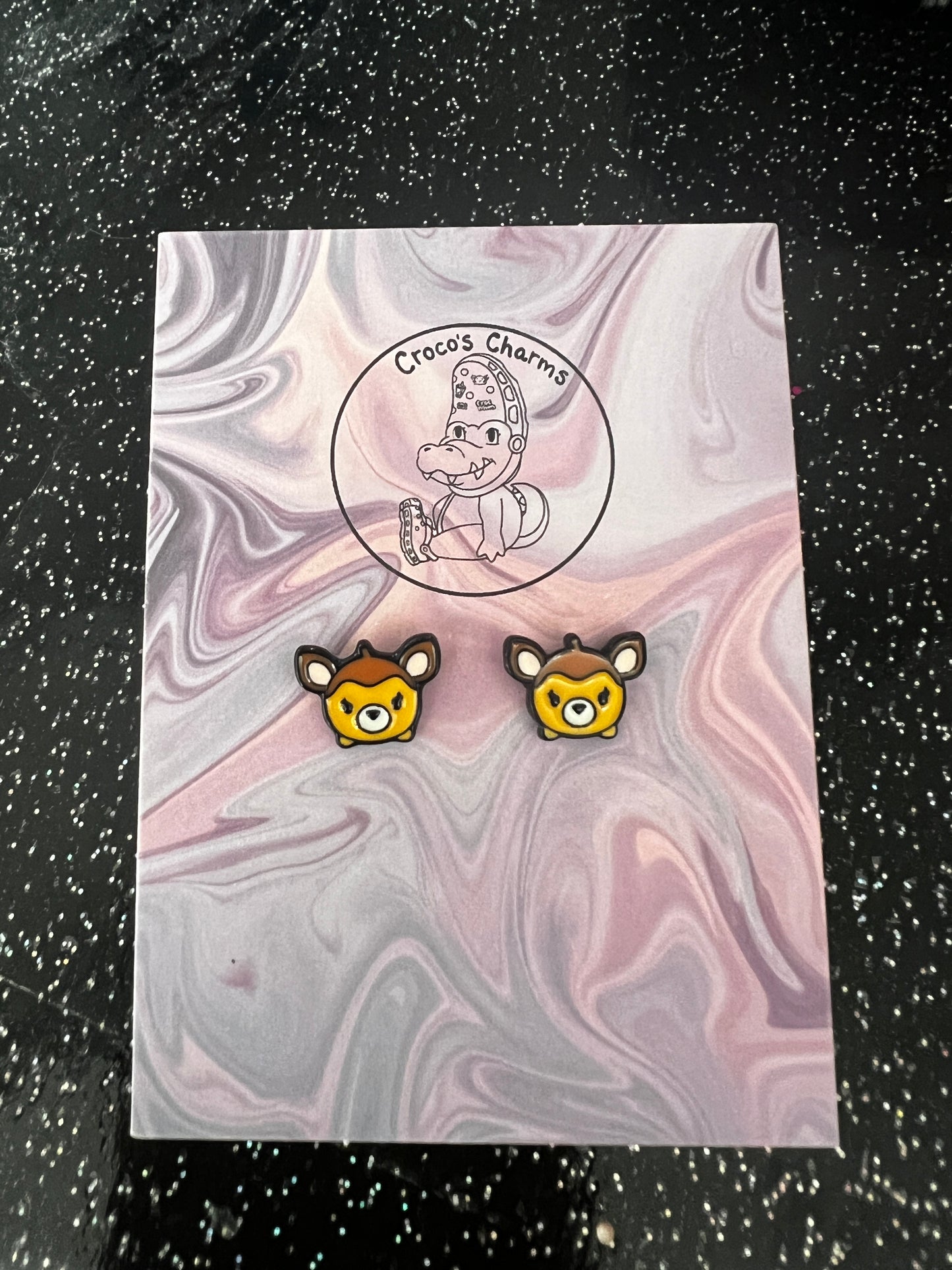 Cute deer - bamb1 pair of earrings