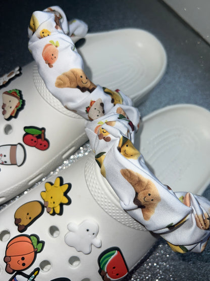 DISCOUNTED Food, animal, drink shoe charms / strap cover collection - 100+ STYLES . Custom made with love