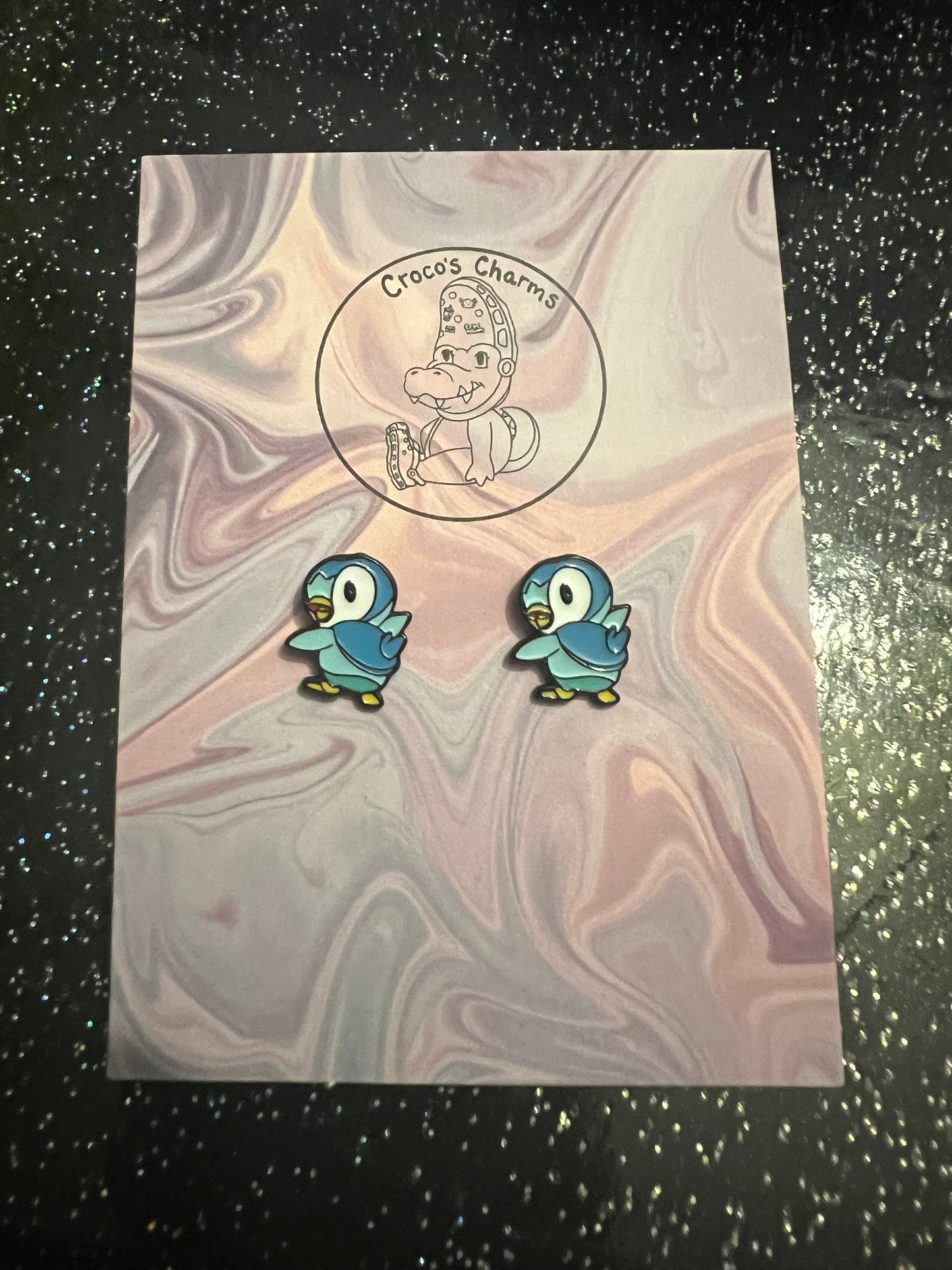 Piplup - pair of earrings