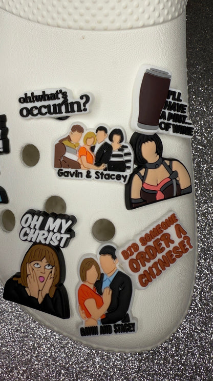 Gavin & Stacey shoe charm collection