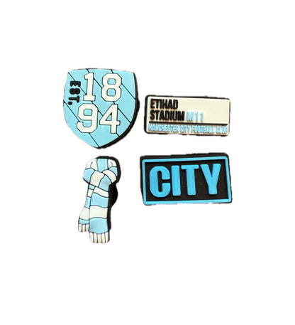 X4 football team shoe charm BUNDLES