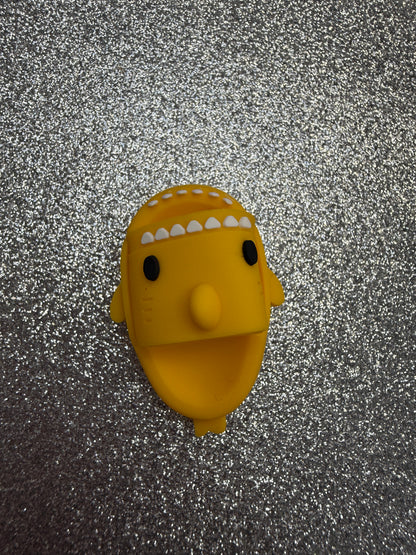 3D shark slider shoe charms