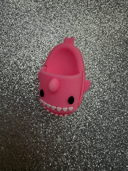 3D shark slider shoe charms