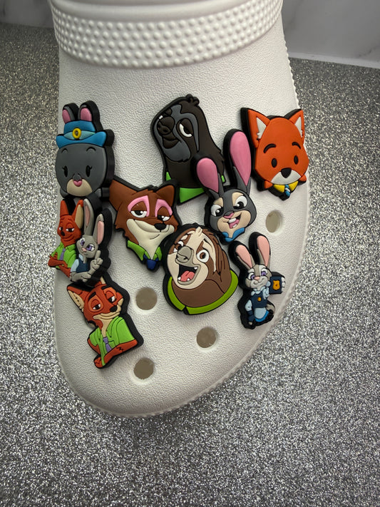 Zootrop shoe charm collection
