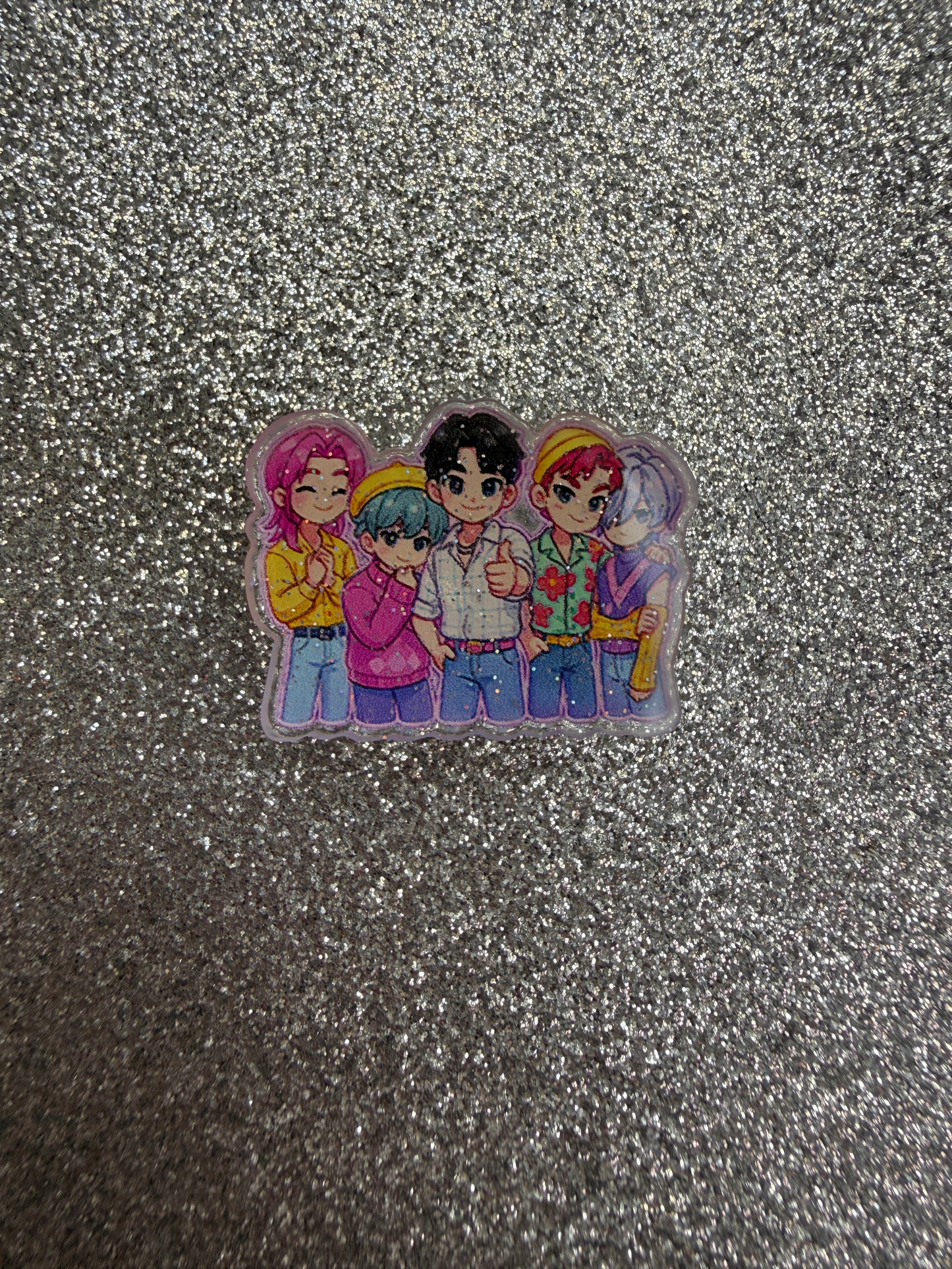 Resin&Plastic Kpop demon hunters shoe charm collection huntrx/saja boys