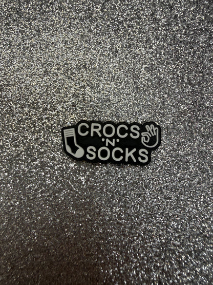 More crocs than braincells / crocs n socks shoe charm collection