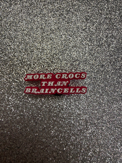 More crocs than braincells / crocs n socks shoe charm collection