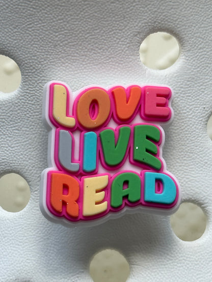 Booktok/Bookish shoe charm collection - reading/readers