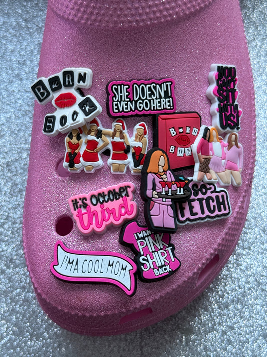 Mean girłs shoe charm collection