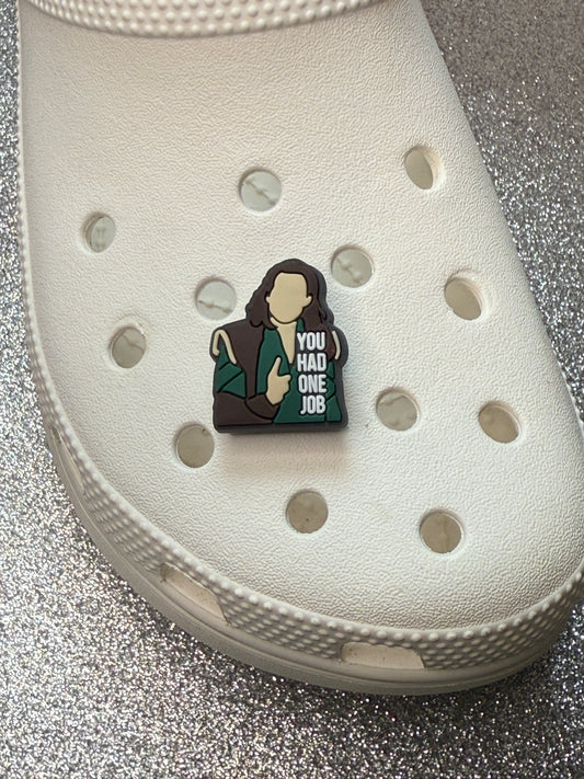 Loki you had one job shoe charm