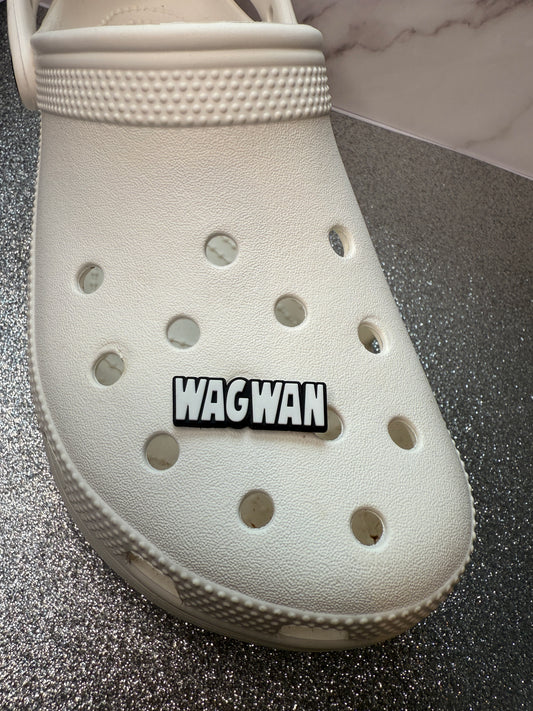Wagwan shoe charm