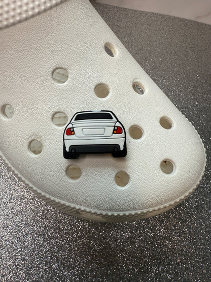 Car racing shoe charm collection