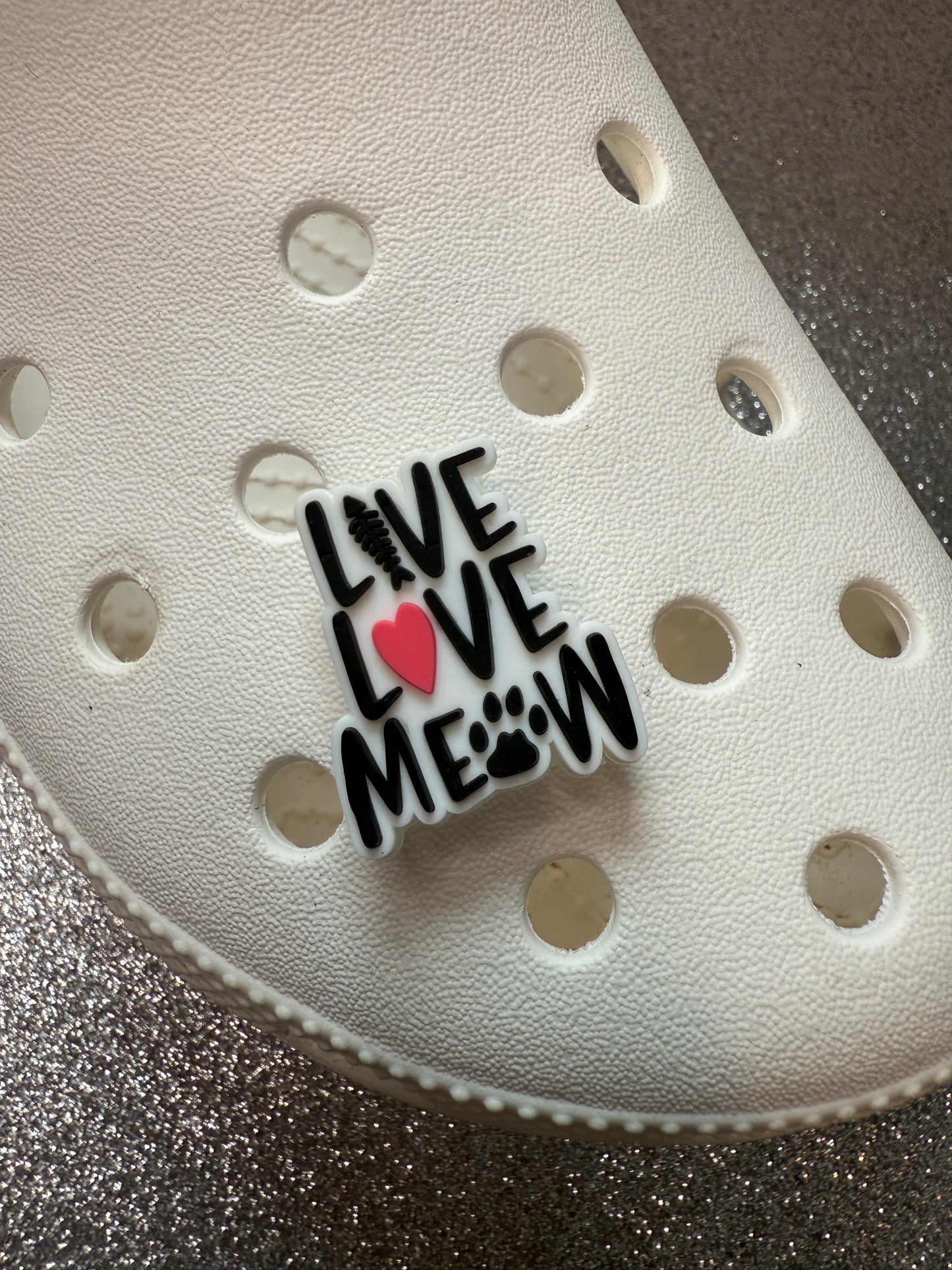 Cat lovers shoe charms