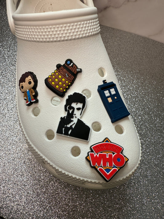 Dr who David Tennant shoe charm collection