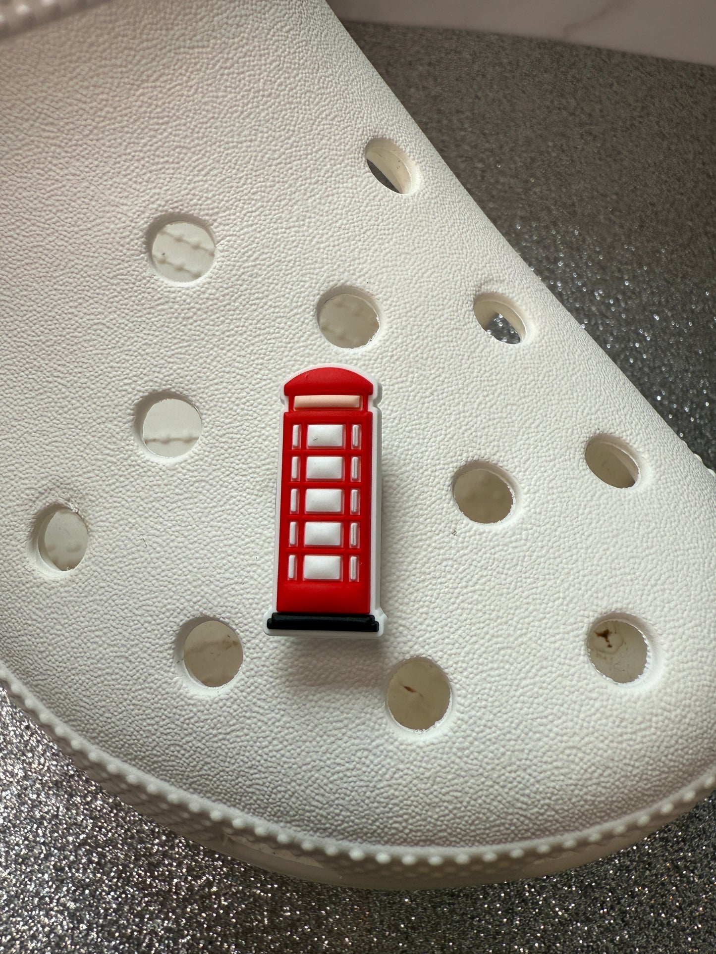 London/Great Britain themed shoe charm collection