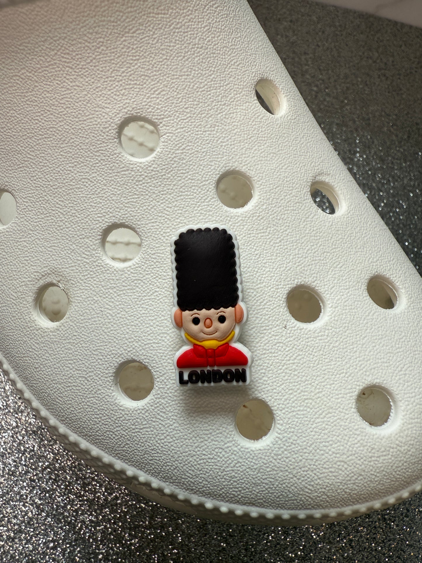 London/Great Britain themed shoe charm collection