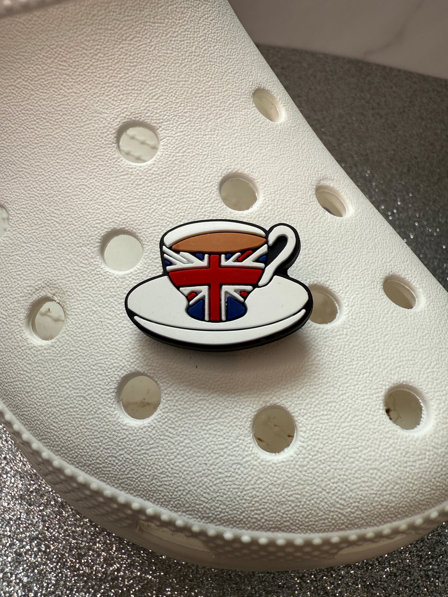 London/Great Britain themed shoe charm collection