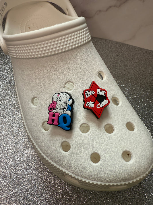 Harley Q shoe charm collection