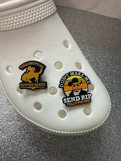 Yellowstone shoe charm collection