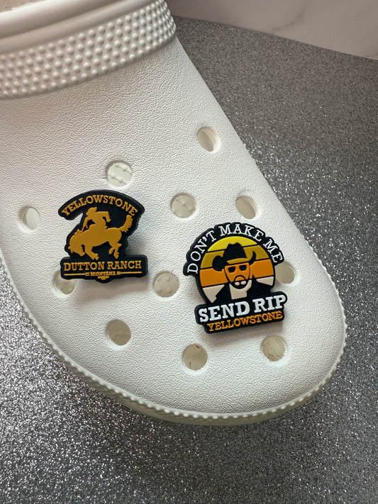 Yellowstone shoe charm collection