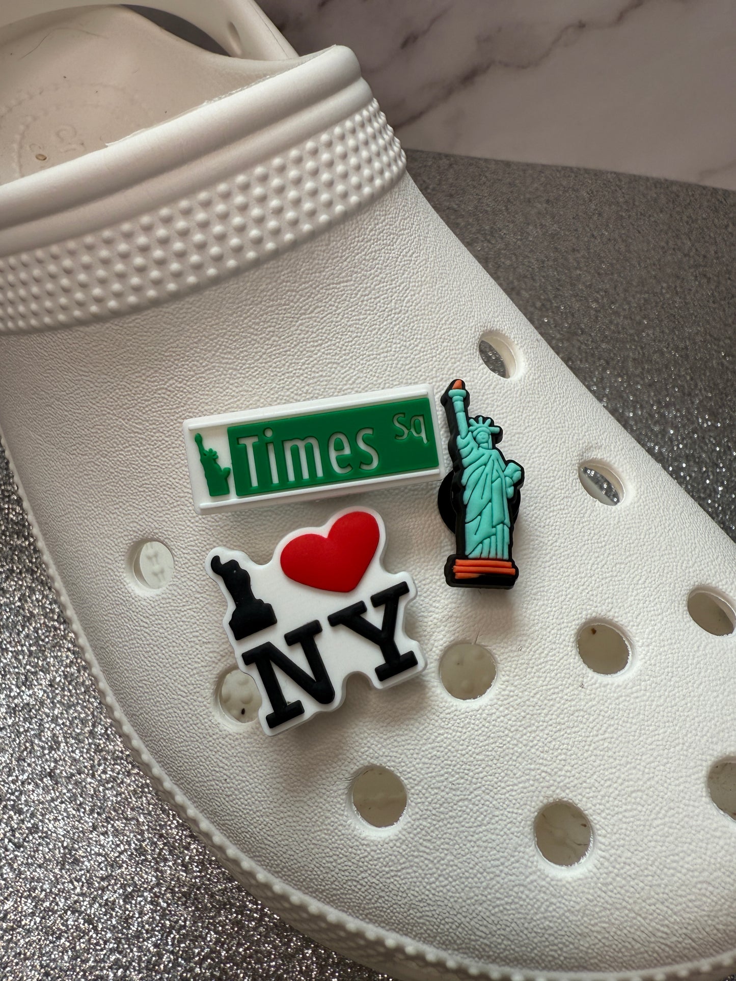 New York shoe charm collection