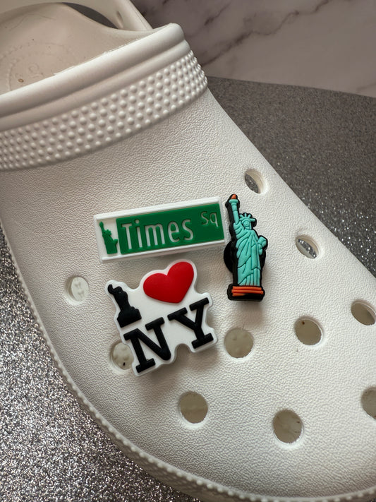 New York shoe charm collection