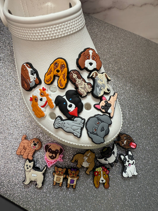 Dog breed shoe charm collection - additional [more on other listings]