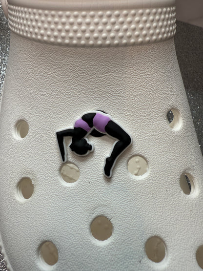 Yoga hobby shoe charm collection