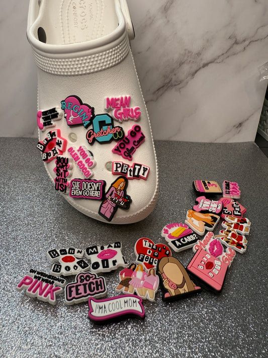 Mean girłs shoe charm collection