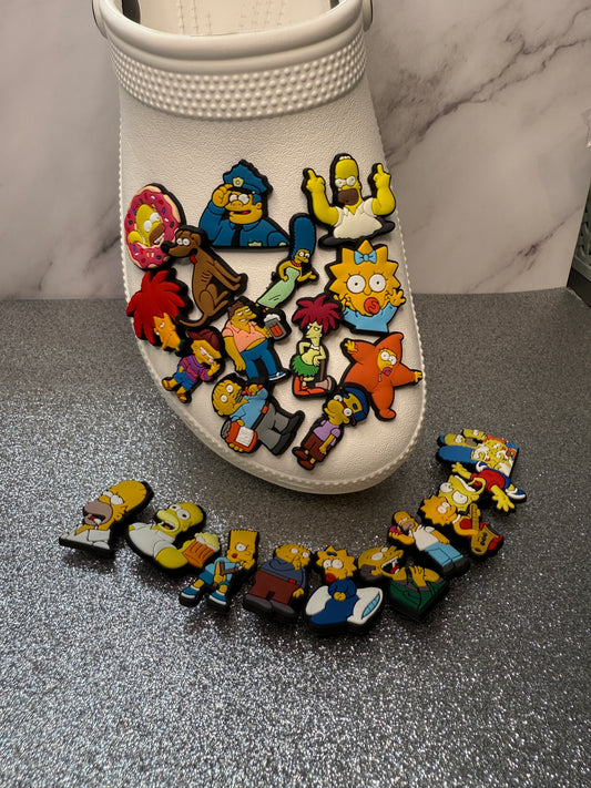 Simpsoñs v2 shoe charm collection