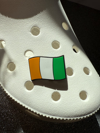 Country flag shoe charm collection [Canada, Scotland, Wales, France, Spain, Germany, palestine] etc...