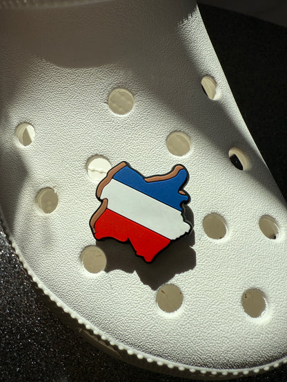 Country flag shoe charm collection [Canada, Scotland, Wales, France, Spain, Germany, palestine] etc...