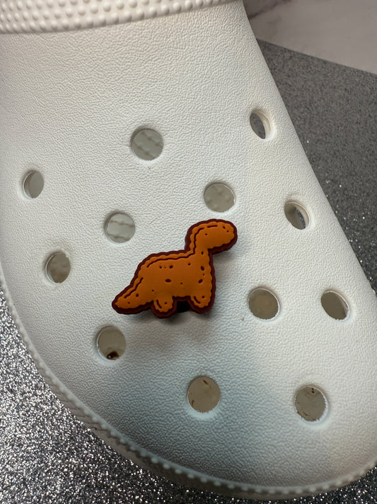 Turkey dinosaur shoe charm