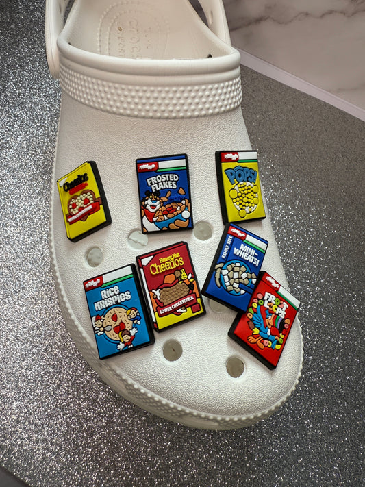 Cereal shoe charm collection