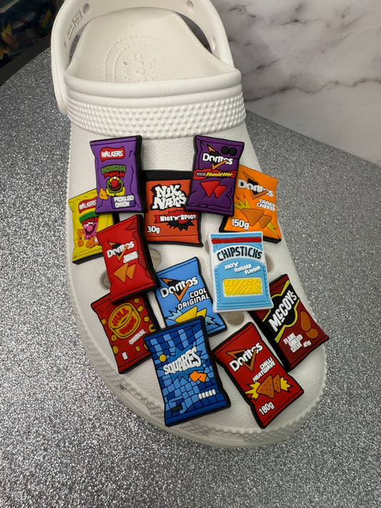 Crisps shoe charm collection