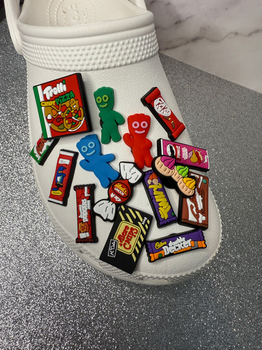 Sweets/Chocolate shoe charm collection