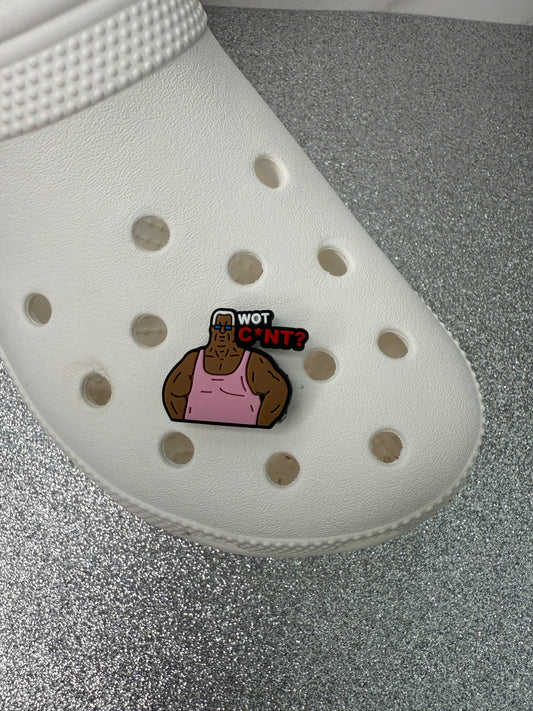 wot c*nt big lez shoe charm