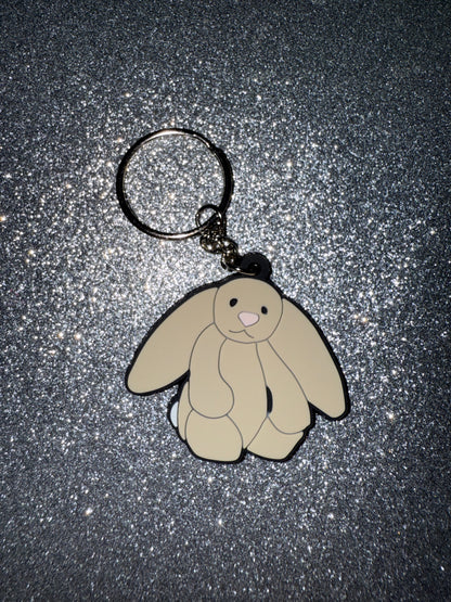 Large and small KEYRINGS - teddy collection custom/handmade