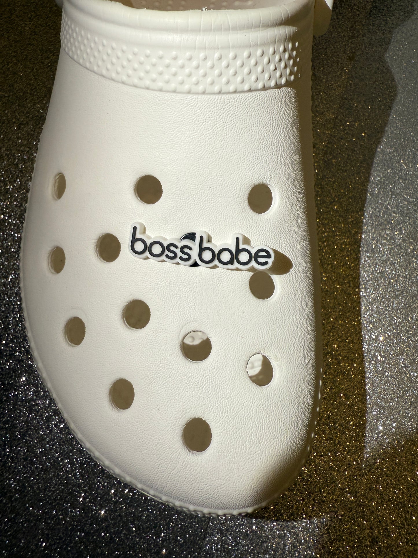 Boss babe shoe charm