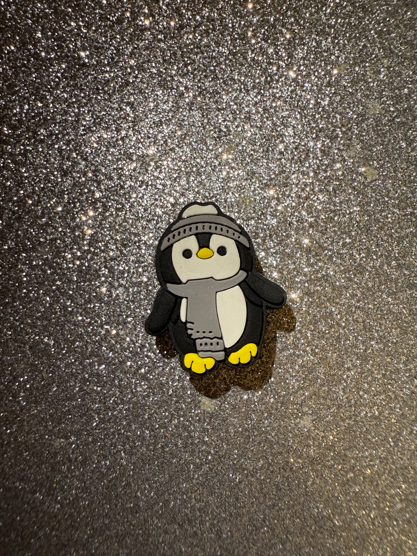 Christmas penguin shoe charms